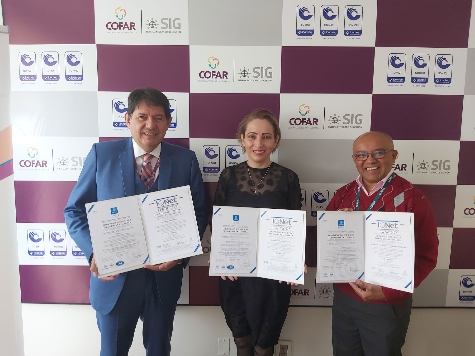 ICONTEC Bolivia felicita a Pil Andina s.a.