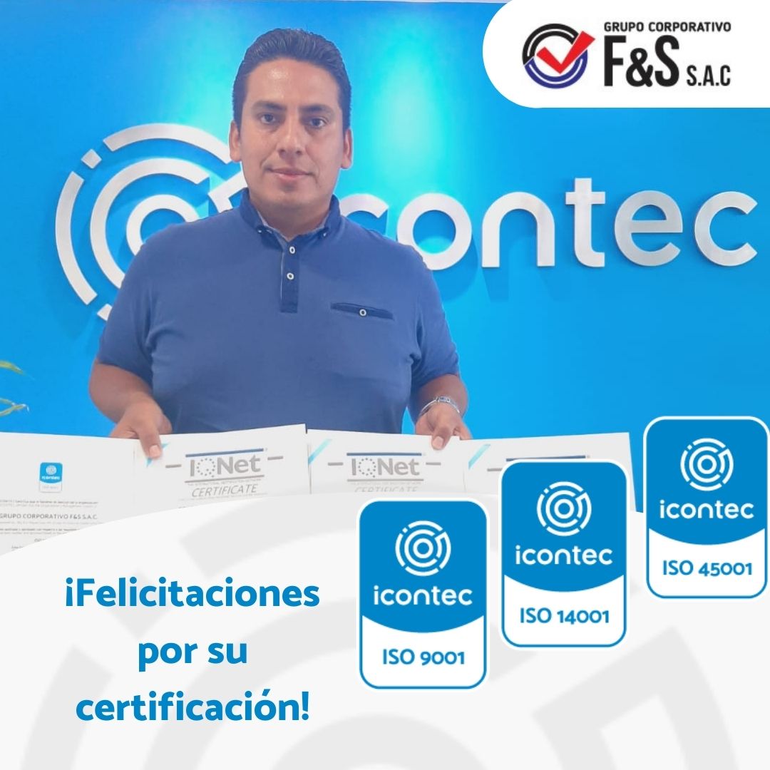 Triple certificación para Grupo corporativo f&s