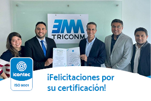 Calidad ISO 9001 para el grupo Triconms.a.c