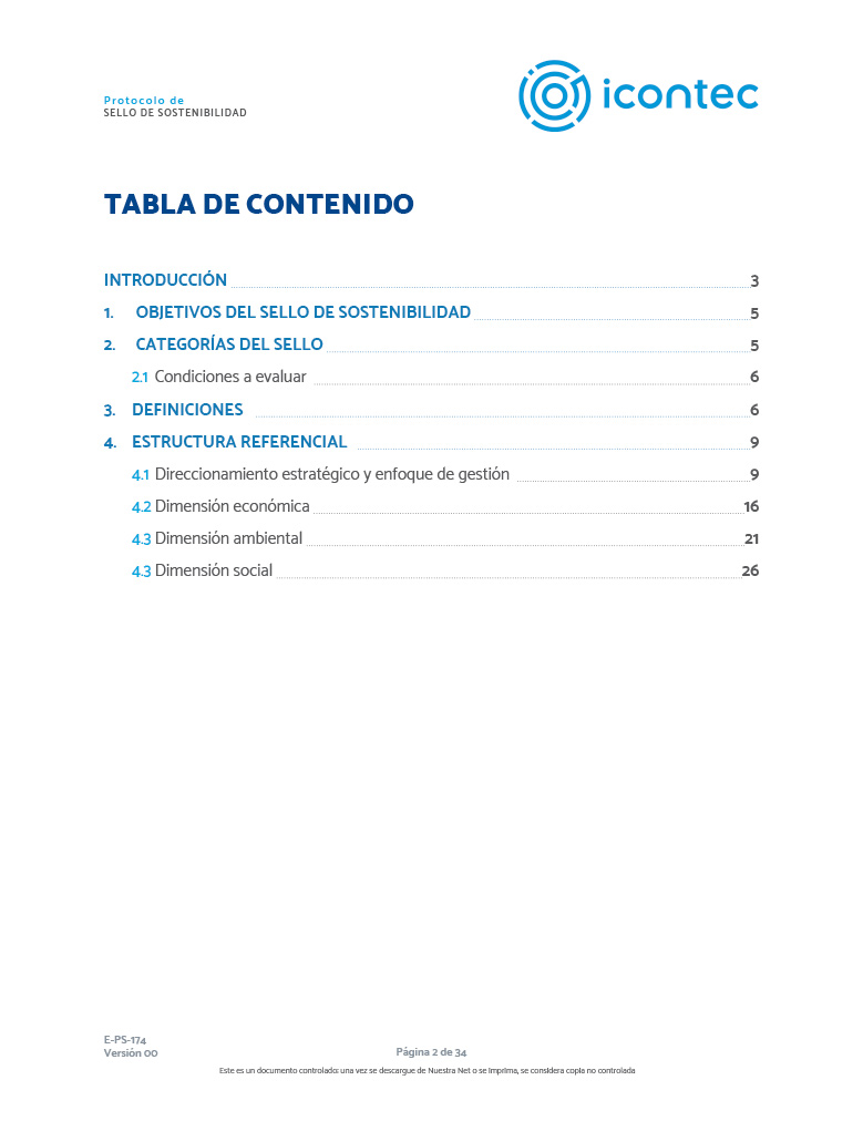 Protocolo de Sello de Sostenibilidad