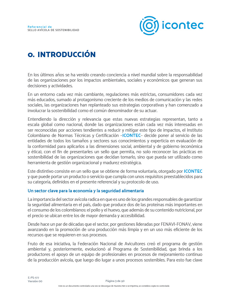 Sello avícola de sostenibilidad