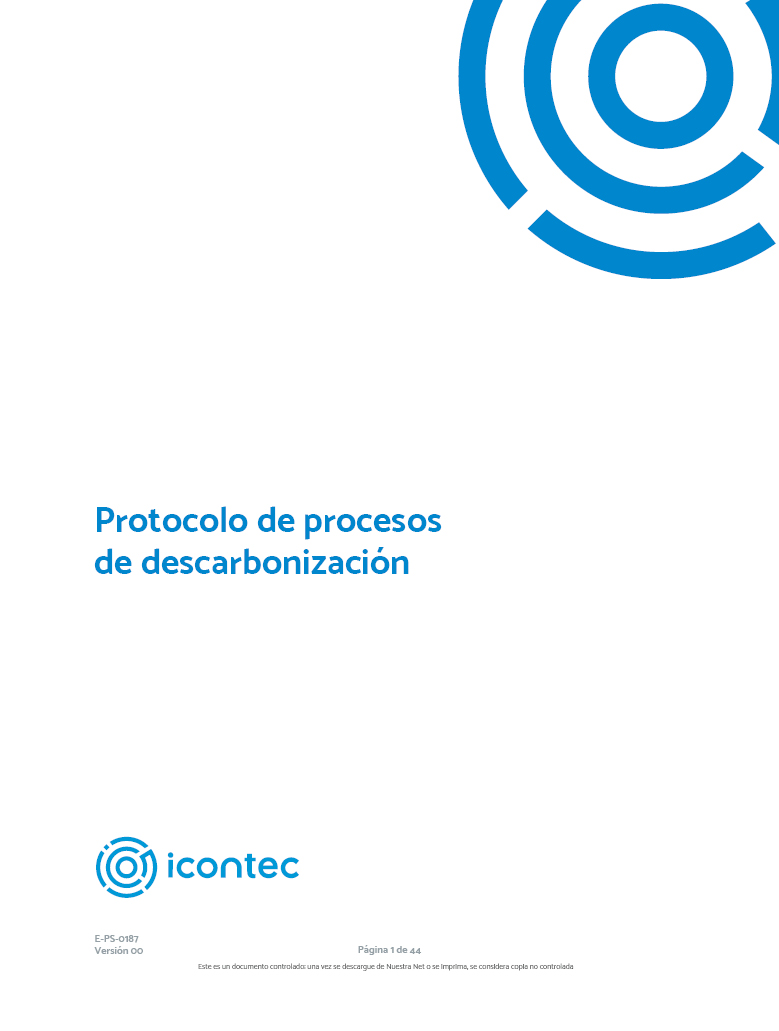 Protocolo de procesos de descarbonización