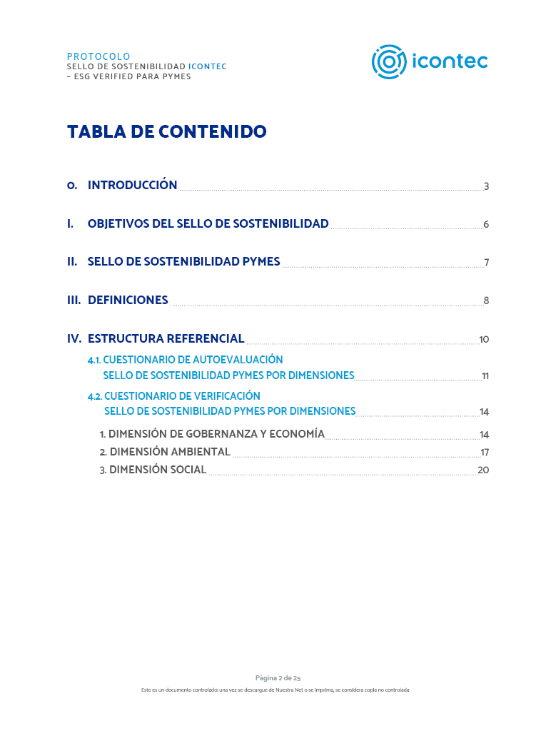 Protocolo Sello Sostenibilidad para Pymes